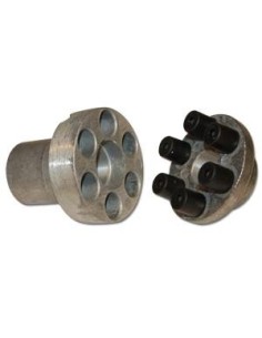 JUNTA ELASTICA ZG151 MOTOR Ø.28 mm - BOMBA Ø.24 mm
